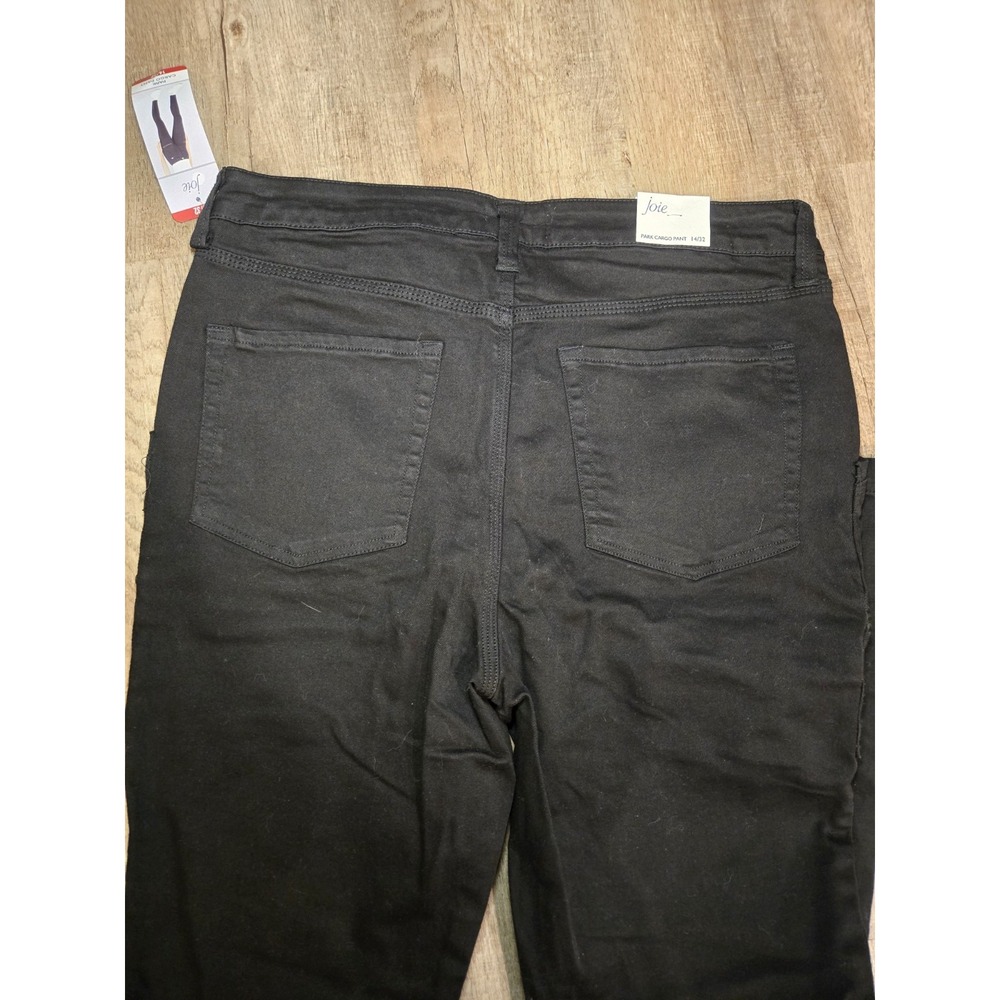 Joie's High Rise Park Skinny Leg Jeans Black NWT Size 14/32 - Picture 4 of 6